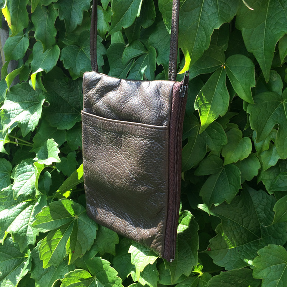 Heacock Handbags - Vintage Heacock Deerskin Leather Crossbody Bag